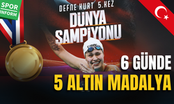 Defne Kurt’tan tarihi zafer 6 günde 5. kez dünya şampiyonu... Defne Kurt kimdir?