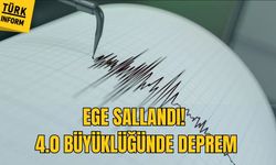 Ege sallandı! 4.0 büyüklüğünde deprem