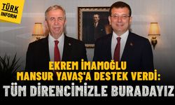 Ekrem İmamoğlu Mansur Yavaş'a destek verdi: Tüm direncimizle buradayız