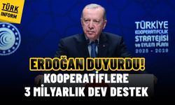 Erdoğan duyurdu! Kooperatiflere yeni destek paketi geliyor: İşte detaylar