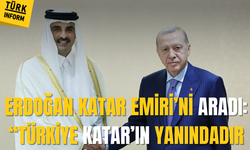 Cumhurbaşkanı Erdoğan'dan Katar Emiri'ne telefon