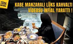 Kabe manzaralı lüks kahvaltı videosu infial yarattı!
