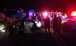 Malatya’da gece yarısı hareketli anlar! Polis kovalamacası kazayla bitti