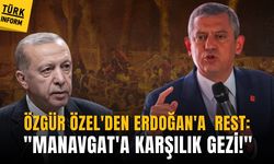 Özgür Özel'den Erdoğan'a rest: Manavgat'a karşılık Gezi!