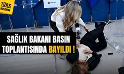 Sağlık Bakanı basın toplantısında bayıldı!
