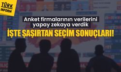 Anket firmalarının verilerini yapay zekaya verdik. İşte şaşırtan seçim sonuçları!