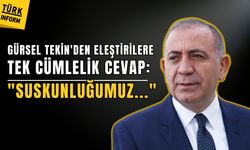 Gürsel Tekin'den eleştirilere tek cümlelik cevap: 'Suskunluğumuz...'