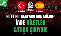Türkiye - İspanya maçına bilet bulamayanlara müjde! İade biletler tekrar satışa çıkıyor...