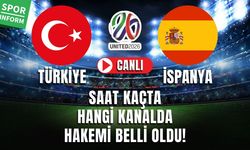 Türkiye-İspanya maçının hakemi belli oldu!