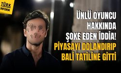 Ünlü oyuncu hakkında şoke eden iddia! Piyasayı dolandırıp Bali tatiline gitti