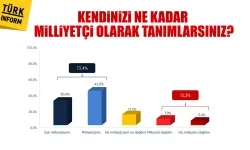 Anket sonuçları Türkiye’nin Milliyetçilik oranını ortaya koydu