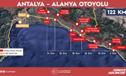 Antalya-Alanya otoyolu yolculuk süresini 36 dakikaya indirecek