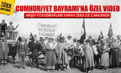 Cumhuriyet Bayramı'na özel video: Arşiv fotoğrafları yapay zeka ile canlandı!
