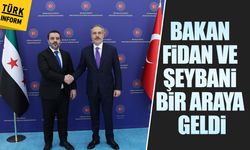 Bakan Fidan ve Şeybani bir araya geldi