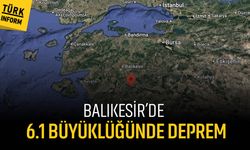Balıkesir merkezli 6,1 büyüklüğünde deprem meydana geldi