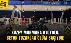 Kuzey Marmara Otoyolu: Beton tuzaklar ölüm saçıyor!