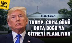 Beyaz Saray duyurdu! Trump, Cuma günü Ortadoğu'ya gidecek