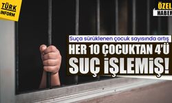 Çocukların işlediği suçlara dair verileri derledik: Her 10 çocuktan 4’ü suç işlemiş!