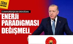 Cumhurbaşkanı Erdoğan: 'Enerji paradigması değişmeli'