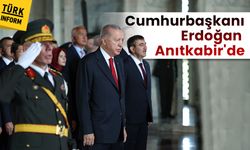 Erdoğan Anıtkabir'de: Türkiye Cumhuriyeti'ni muasır medeniyetler seviyesinin üstüne çıkarmak için kararlılıkla çalışıyor