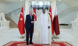 Cumhurbaşkanı Erdoğan, Katar Emiri ile bir araya geldi