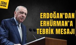 Cumhurbaşkanı Erdoğan, Erhürman'ı tebrik etti