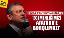 Özgür Özel Tuzla’da konuştu: 'Egemenliğimizi Atatürk’e borçluyuz!'