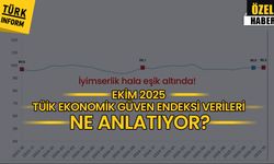 İyimserlik hala eşik altında! Ekim 2025 TÜİK ekonomik güven endeksi verileri ne anlatıyor?