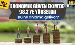 Ekonomik Güven Ekim’de 98,2’ye yükseldi! Bu ne anlama geliyor?
