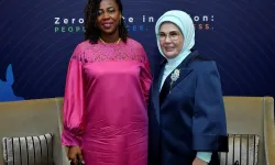 Emine Erdoğan, Sierra Leone Cumhurbaşkanı’nın eşi Fatima Maada Bio ile bir araya geldi