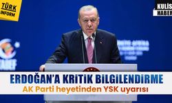 Erdoğan’a kritik bilgilendirme: AK Parti heyetinden YSK uyarısı