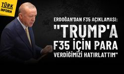 Cumhurbaşkanı Erdoğan'dan F35 açıklaması