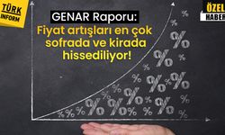 GENAR Raporu: Fiyat artışları en çok sofrada ve kirada hissediliyor!