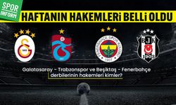 Hafta sonu oynanacak derbileri hangi hakemler yönetecek? Trendyol Süper Lig’de 11. haftanın hakemleri belli oldu