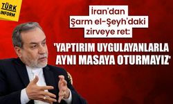 İran'dan Şarm el-Şeyh'daki zirveye ret: 'Yaptırım uygulayanlarla aynı masaya oturmayız'