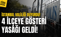 İstanbul’un dört ilçesinde bir günlük gösteri yasağı geldi, hangi ilçelerde yasak var?