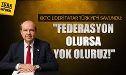 KKTC Lideri Tatar: Federasyon olursa biz yok oluruz!