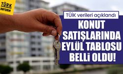 TÜİK verileri açıklandı: Konut satışlarında Eylül tablosu belli oldu!
