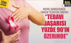 Meme kanserinde erken teşhisin önemi! “Tedavi başarısı yüzde 90’ın üzerinde”