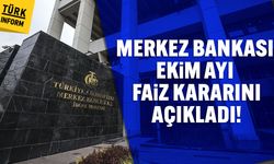 Merkez Bankası Ekim ayı faiz kararını açıkladı!