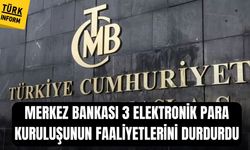 Merkez Bankası’ndan flaş karar: 3 elektronik para şirketinin faaliyeti durduruldu!
