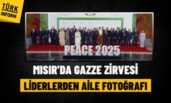Mısır'da Gazze Zirvesi: Liderlerden aile fotoğrafı!