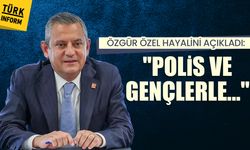 Özgür Özel hayalini açıkladı: 'Polis ve gençlerle...'