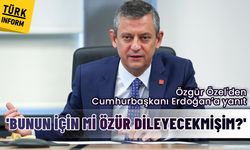 Özgür Özel'den Cumhurbaşkanı Erdoğan’a yanıt: 'Bunun için mi özür dileyecekmişim?'