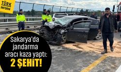 Sakarya'da jandarma aracı kaza yaptı: 2 Şehit!