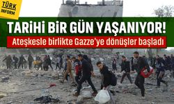 Tarihi bir gün yaşanıyor! Ateşkesle birlikte Gazze'ye dönüşler başladı