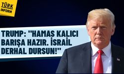 Trump: "Hamas kalıcı barışa hazır, İsrail saldırıları durdurmalı"