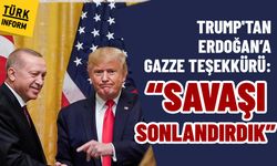 ABD Başkanı Trump'tan Cumhurbaşkanı Erdoğan’a Gazze teşekkürü: 'Savaşı sonlandırdık'