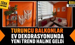 Balkon içlerinde turuncu trendi: Sıcak ve enerjik tasarımlar öne çıkıyor