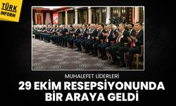 Külliye'deki resepsiyonda sürpriz buluşma: Muhalefet liderleri aynı karede!